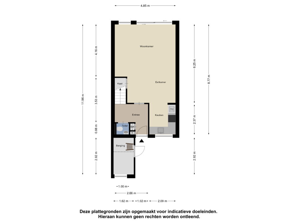 Bekijk plattegrond van Begane Grond van Jean Sibeliusstraat 95