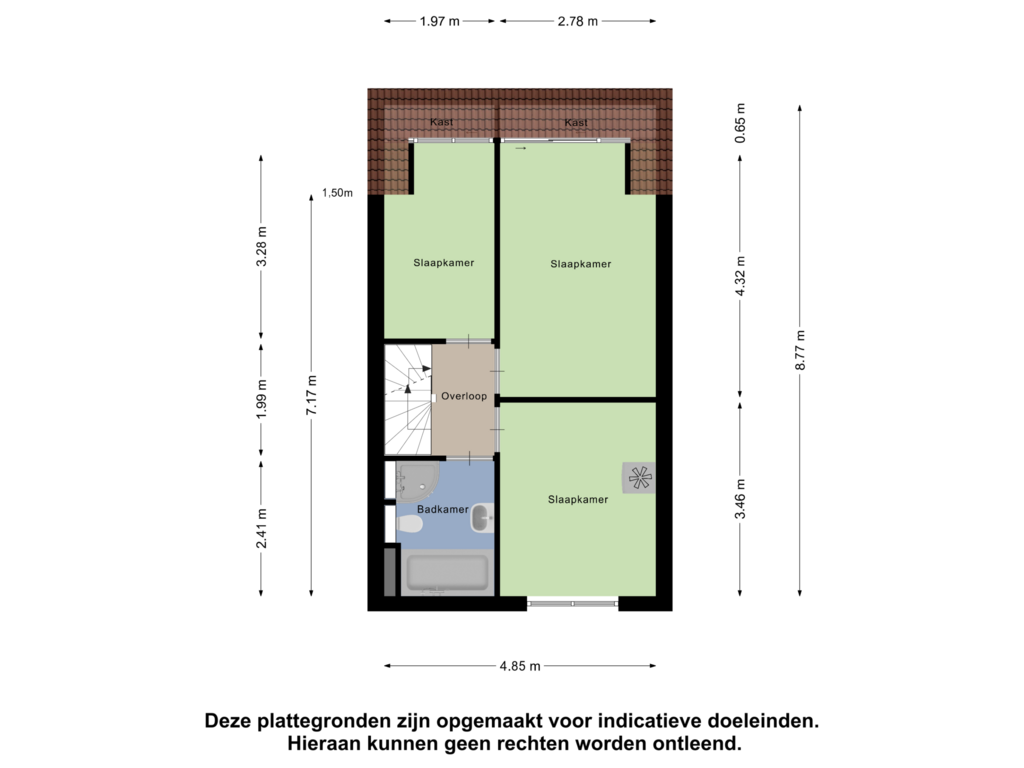 Bekijk plattegrond van Eerste Verdieping van Jean Sibeliusstraat 95