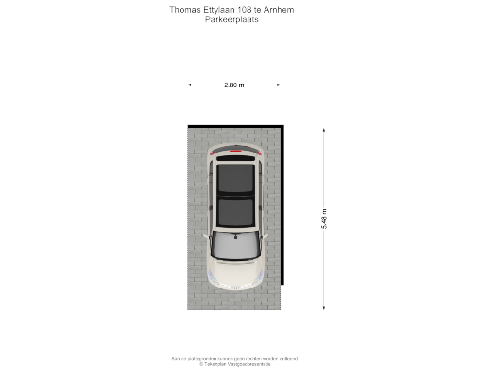 View floorplan of Parkeerplaats of Thomas Ettylaan 108