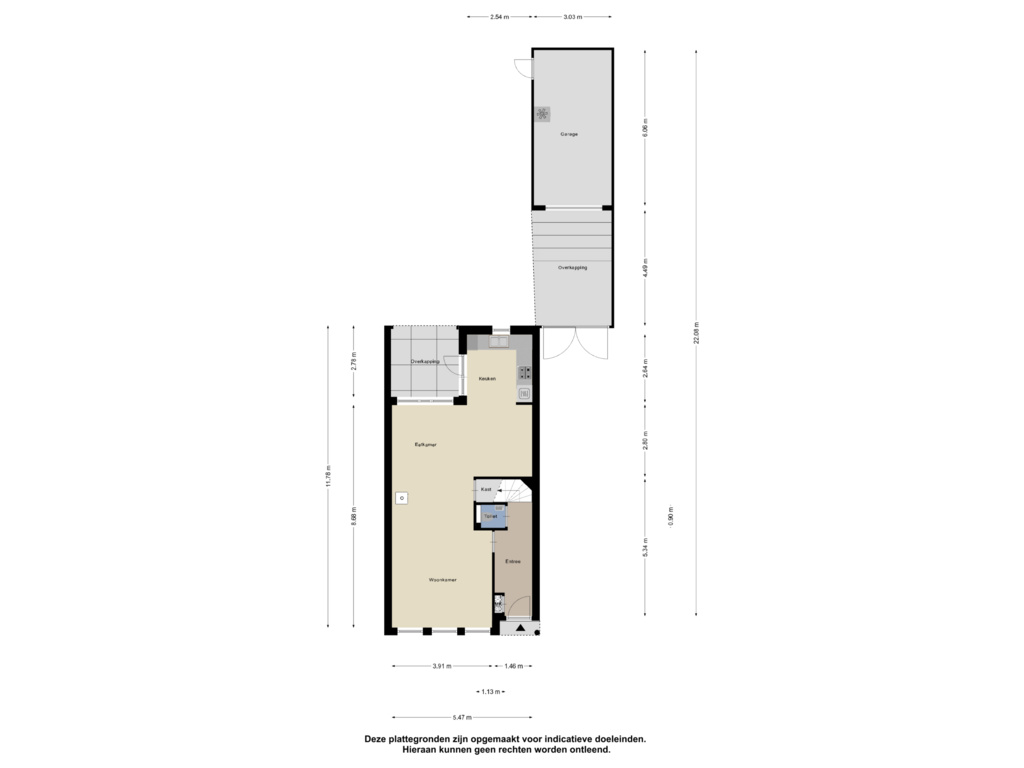 View floorplan of Begane grond of Kruidheuvel 5