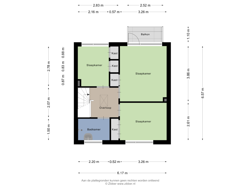 Bekijk plattegrond van Eerste Verdieping van Elsstraat 5