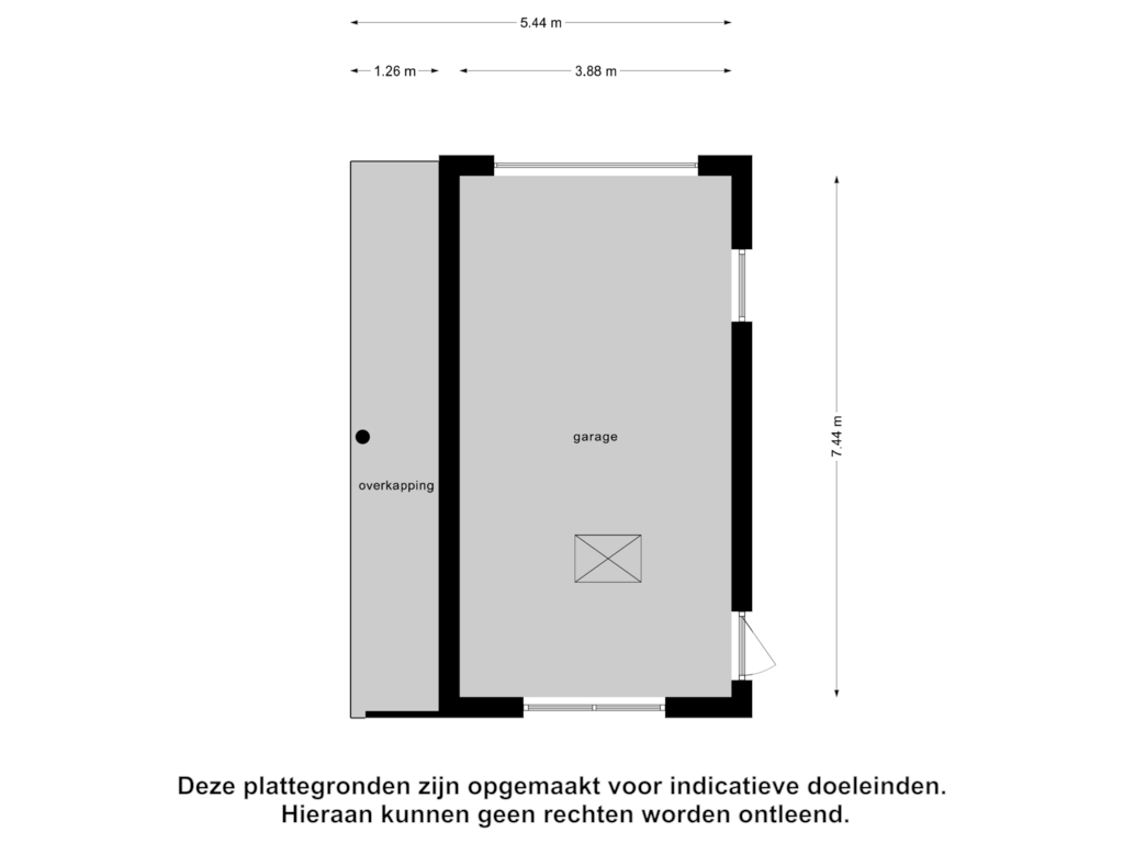 Bekijk plattegrond van Garage van Pastoor Mertensstraat 1