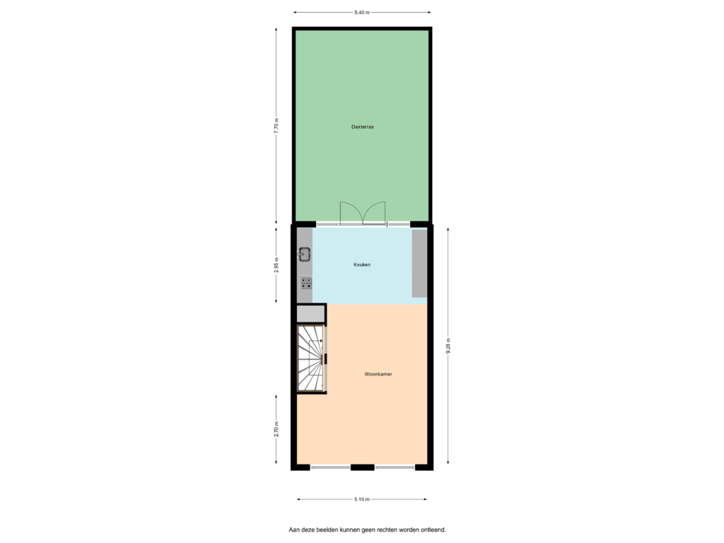 Bekijk plattegrond van 1e verdieping van Raaksje 8