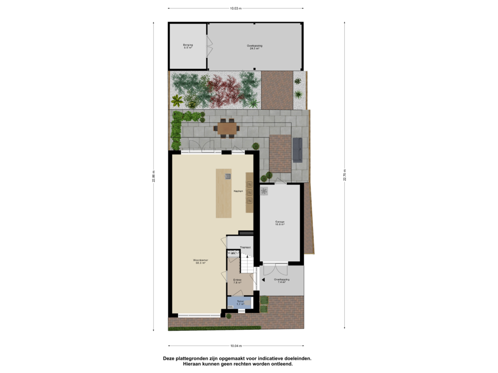 View floorplan of Begane grond _Tuin of Lien Gisolfstraat 4