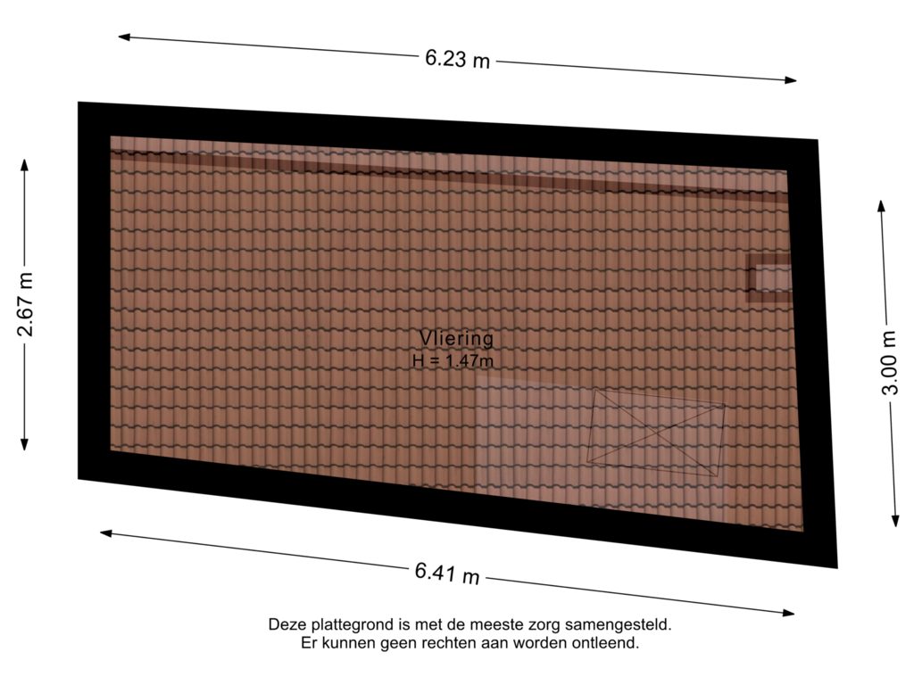 Bekijk plattegrond van Vliering van Lange Weistraat 15