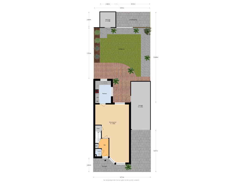 Bekijk plattegrond van Situatie van Steven Kraaijstraat 21