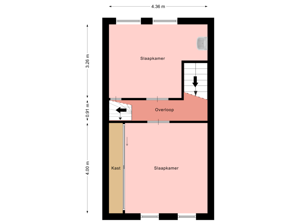 Bekijk plattegrond van Floor 1 van Meerssenerweg 161