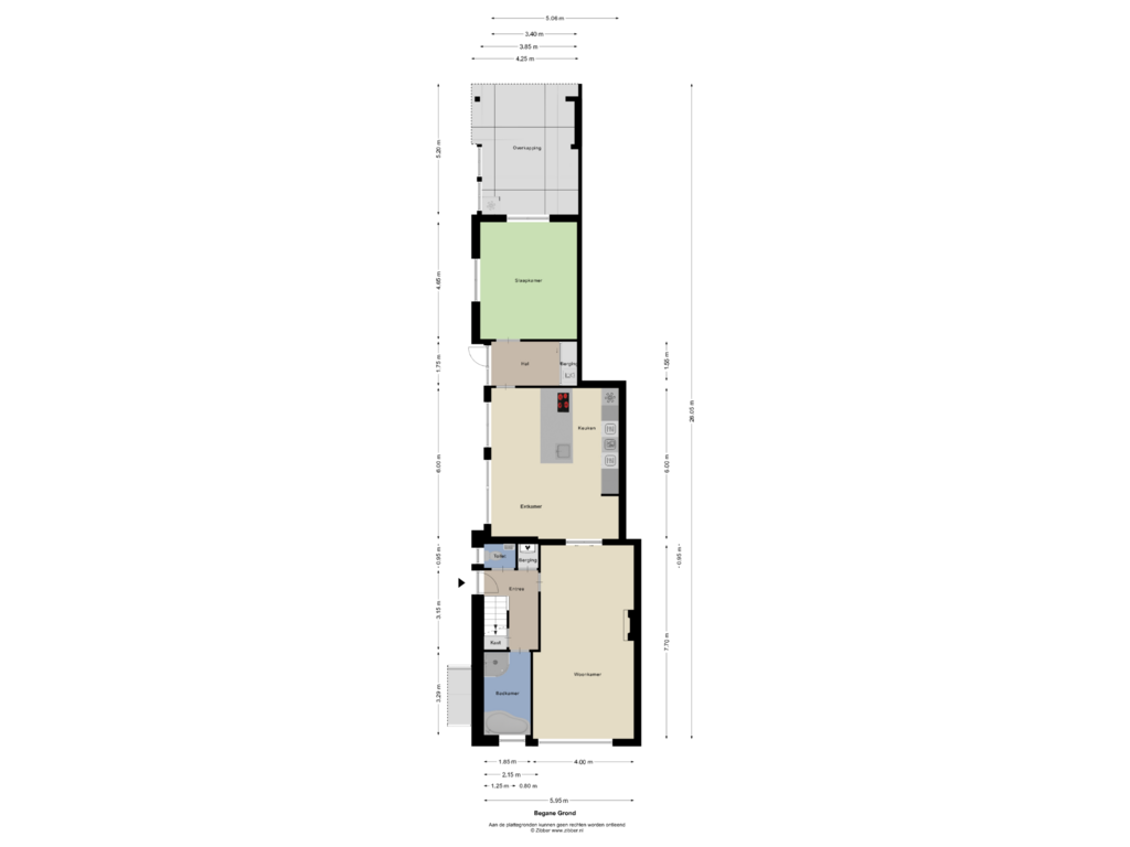 View floorplan of Begane Grond of Hoofdstraat 243