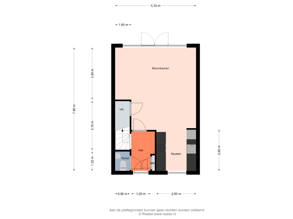 Bekijk plattegrond van Begane grond van Tilburgseweg 24