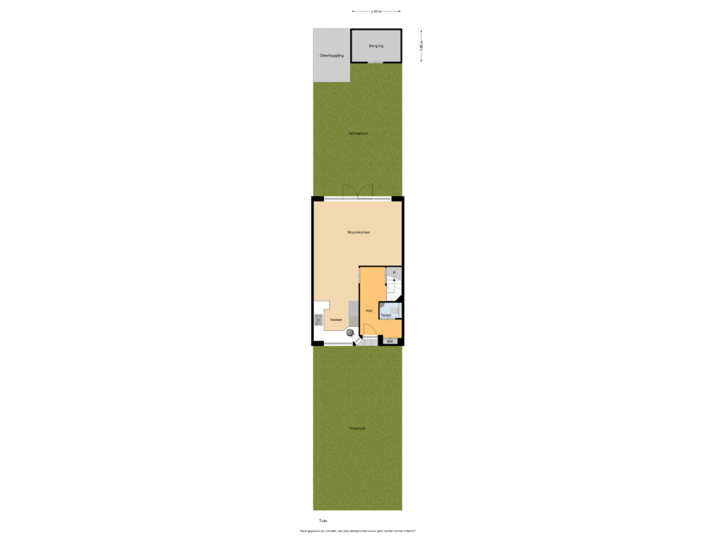 Bekijk plattegrond van Tuin van Twentestraat 58