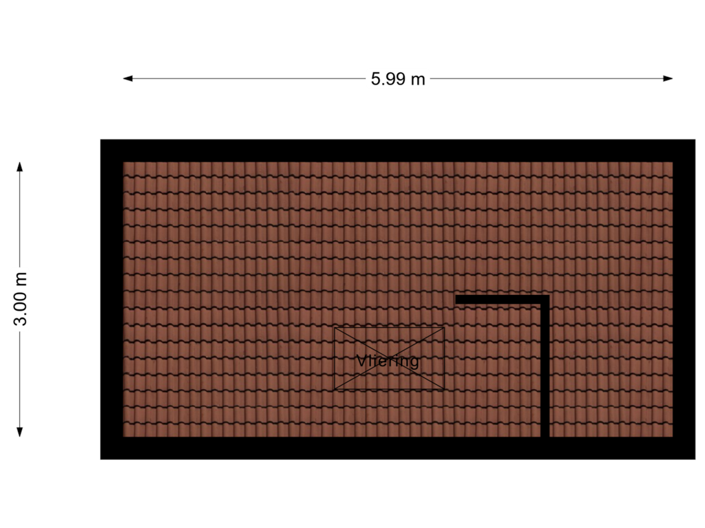 View floorplan of Vliering of Scheepswerflaan 15