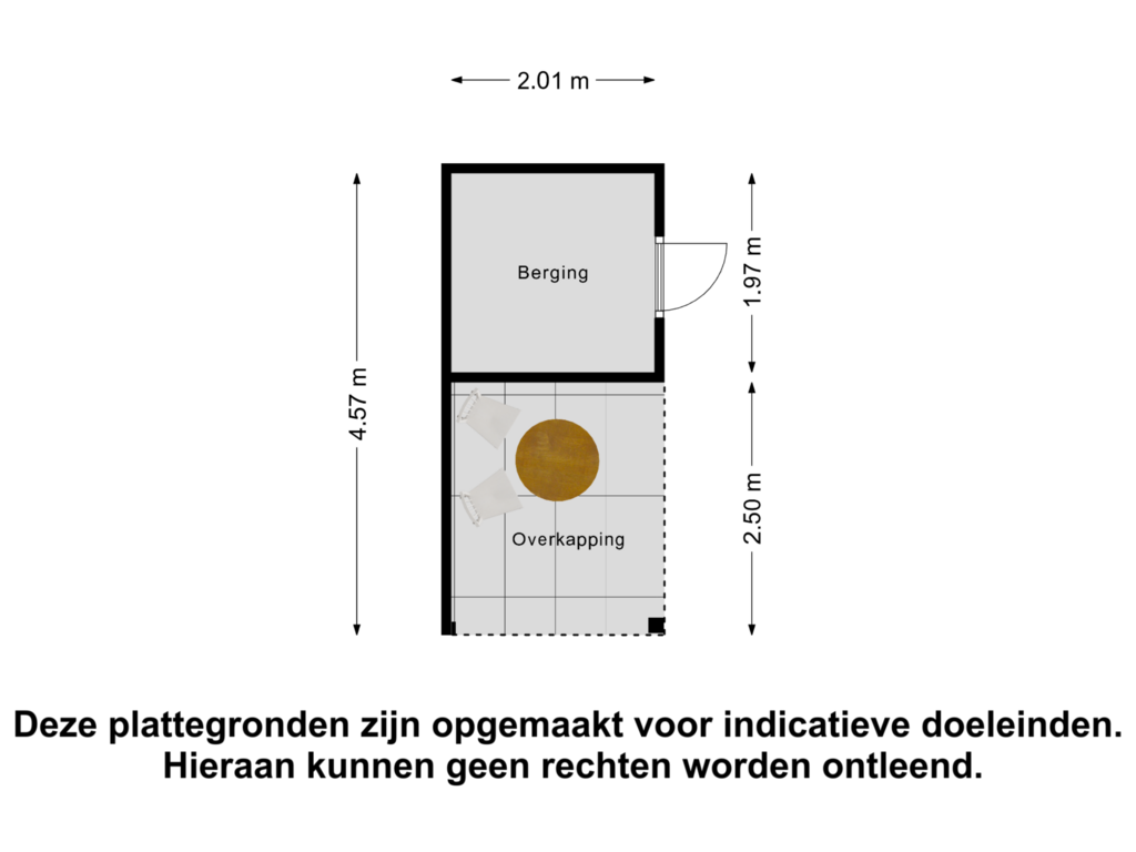 View floorplan of Berging of Nieuwendijk 79