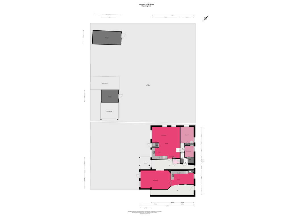 Bekijk plattegrond van Begane grond van Heereweg 443-A