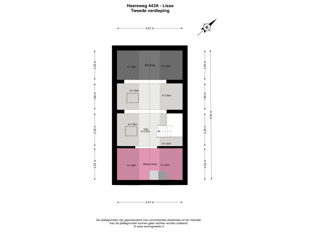 Bekijk plattegrond van 2e_verd van Heereweg 443-A