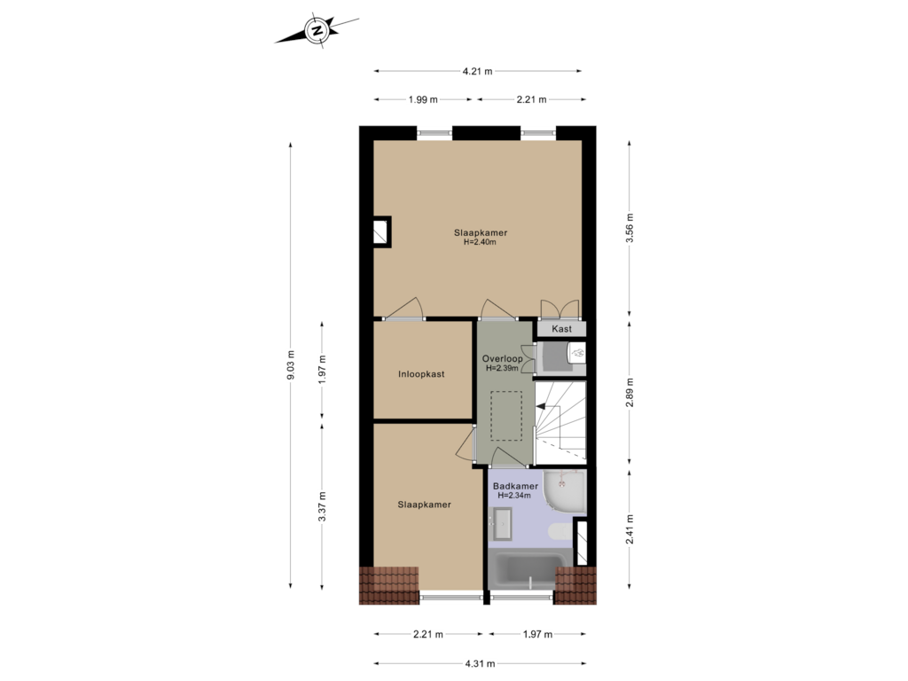 Bekijk plattegrond van 1e Verdieping van Generaal De la Reijstraat 32