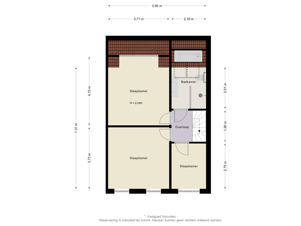 Bekijk plattegrond van 1e verdieping van 't Erf 20