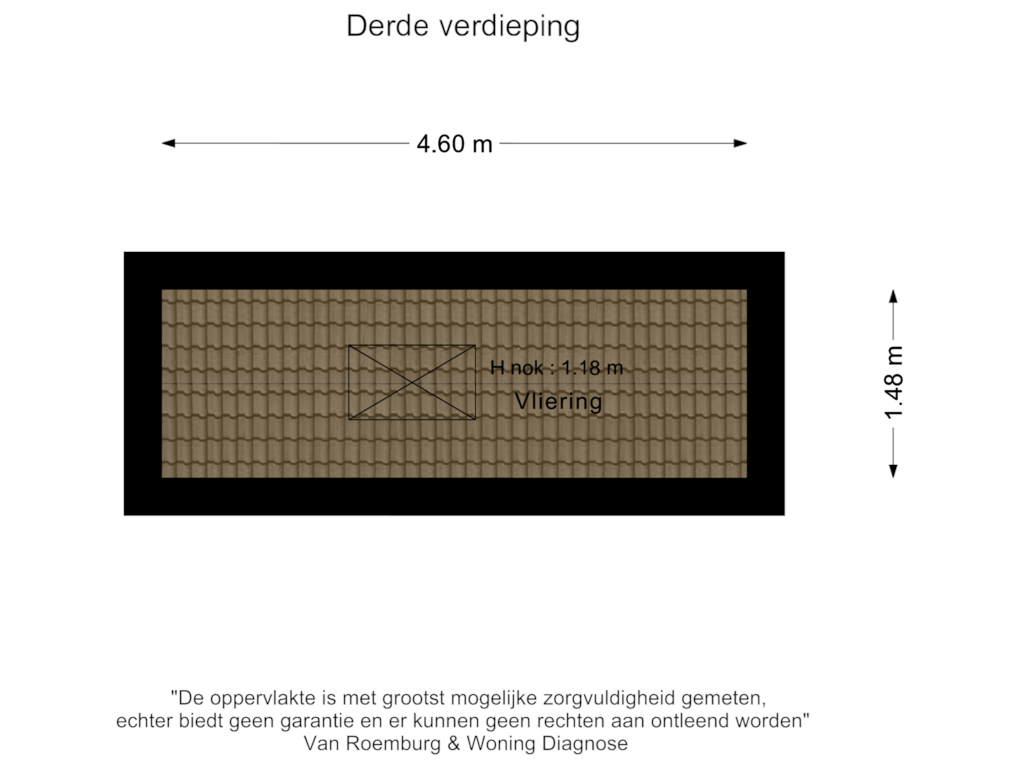 Bekijk plattegrond van Derde verdieping van Pieter Joostenlaan 14