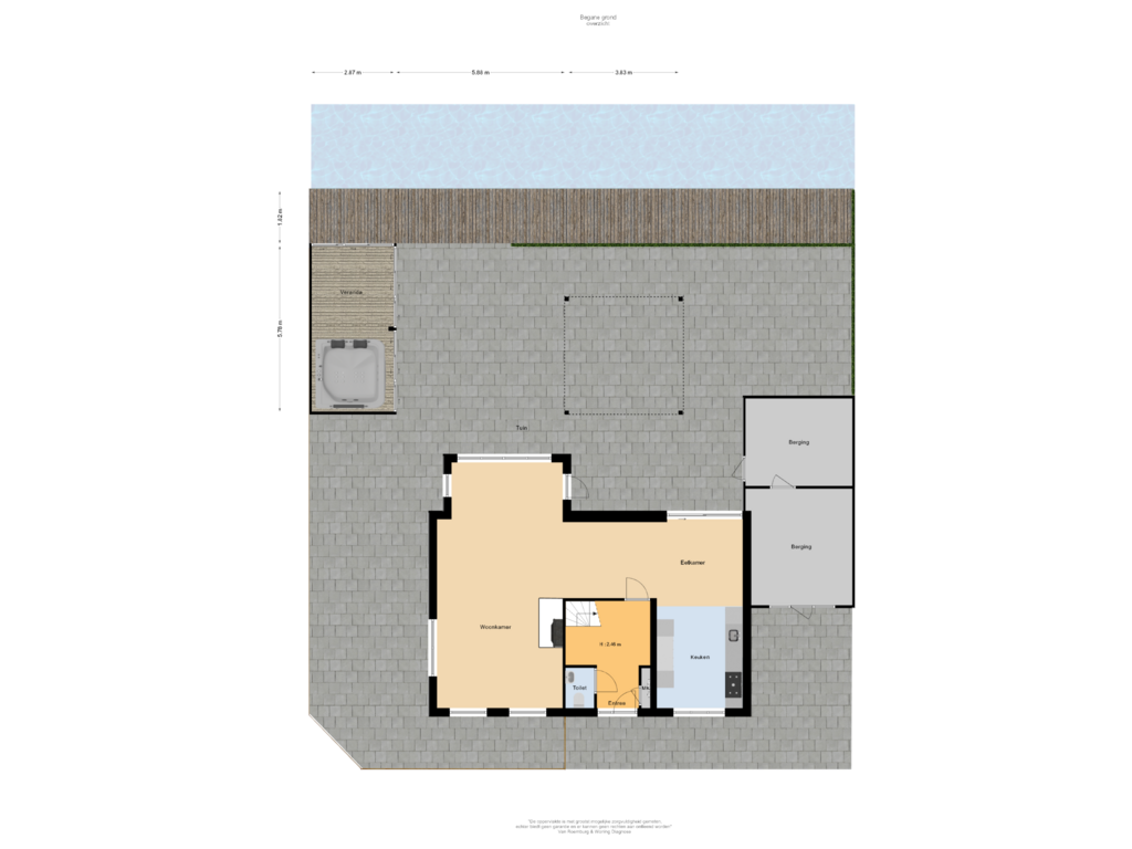 Bekijk plattegrond van BG overzicht van Pieter Joostenlaan 14