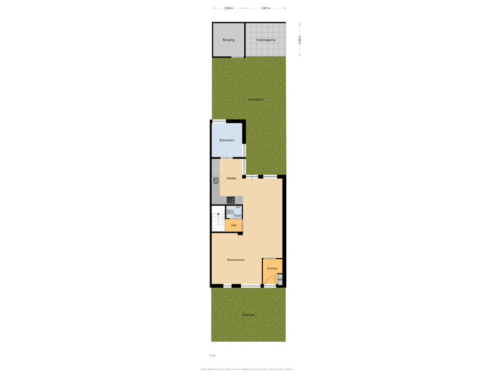 Bekijk plattegrond van Tuin van Aletta Jacobsstraat 106