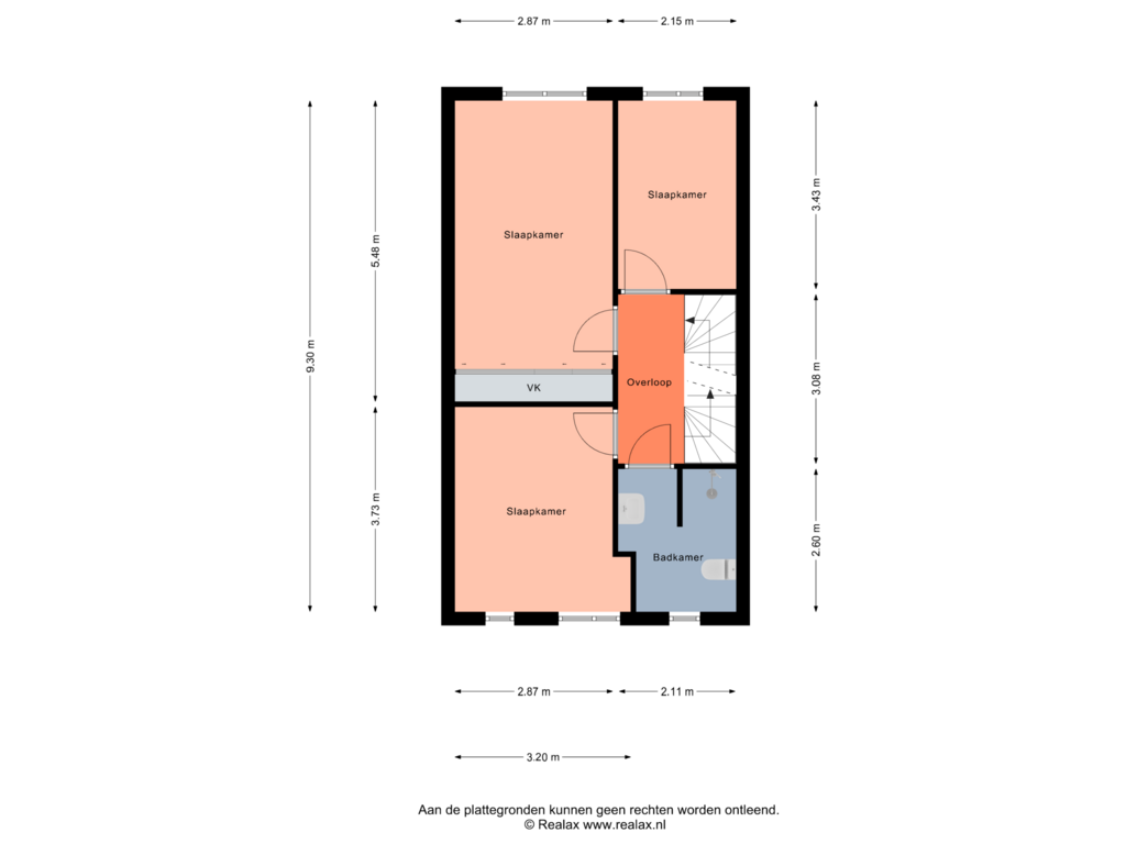 Bekijk plattegrond van Verdieping 1 van Ons Belang 12