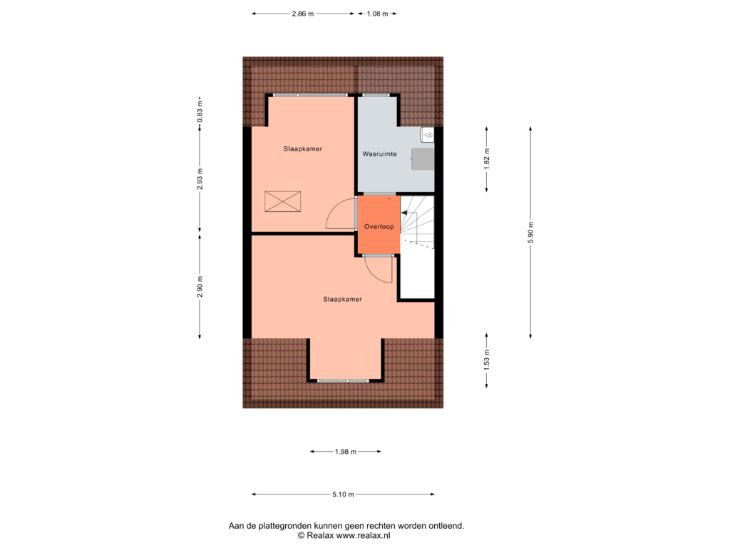 Bekijk plattegrond van Verdieping 2 van Ons Belang 12