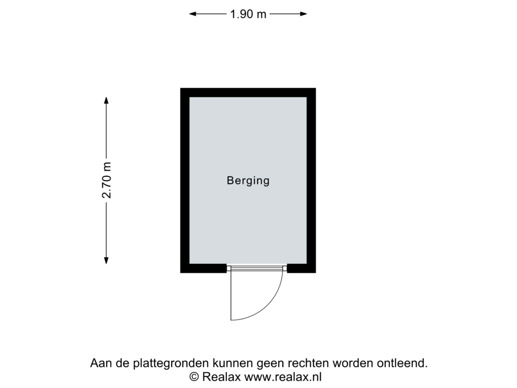 Bekijk plattegrond van Berging van Ons Belang 12