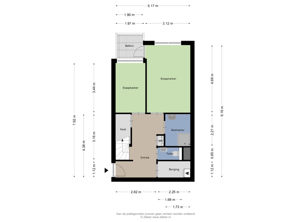 Bekijk plattegrond van Eerste Verdieping van Dr Huber Noodtstraat 13-21