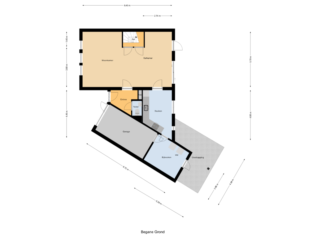 Bekijk plattegrond van Begane Grond van Hof van Poleij 30