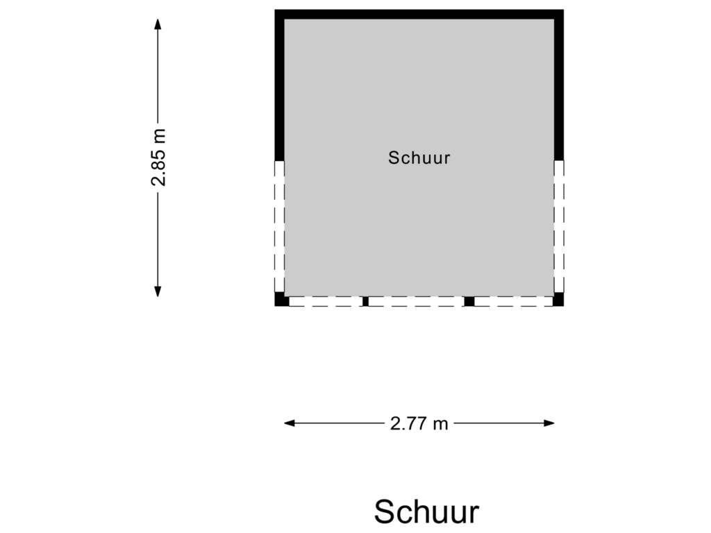 Bekijk plattegrond van Schuur van Hof van Poleij 30