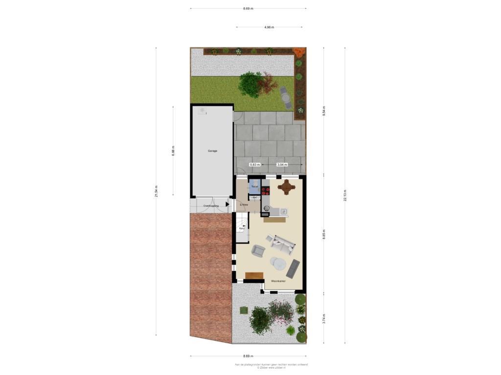 Bekijk plattegrond van Begane Grond Tuin van Groenling 50