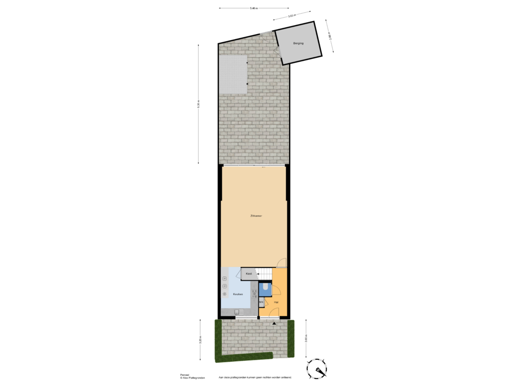 Bekijk plattegrond van Perceel van Schellingstraat 35