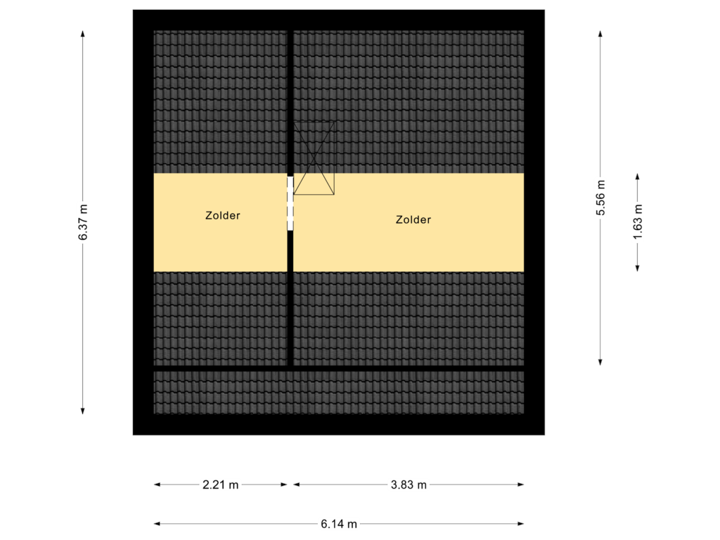 Bekijk plattegrond van 2e Verdieping van Bachstraat 10