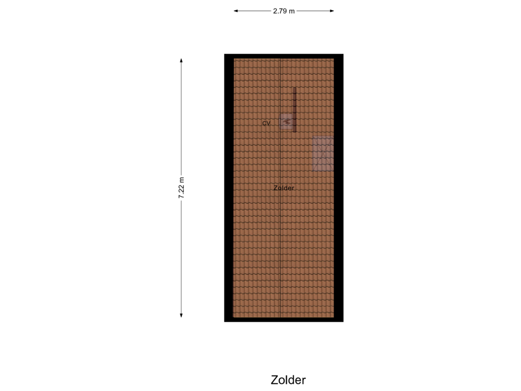 Bekijk plattegrond van Zolder van Kantakkers 1