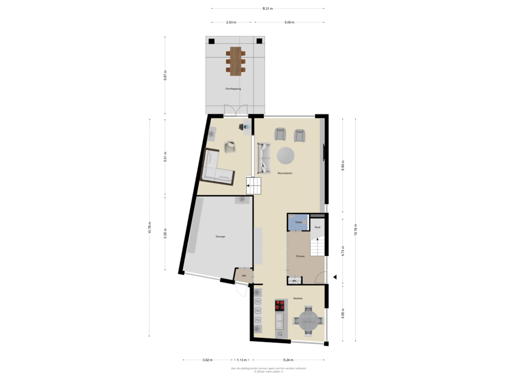 Bekijk plattegrond van Begane Grond van Hester Hoofterf 26