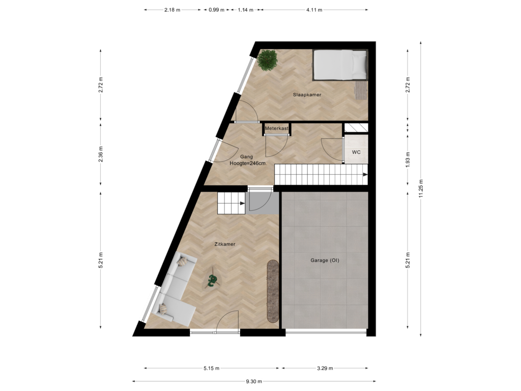 Bekijk plattegrond van Begane Grond van Torenvalklaan 29