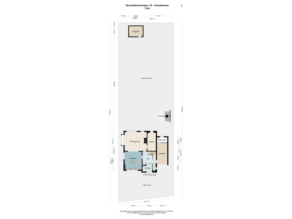 View floorplan of TUIN of Noorddammerlaan 10