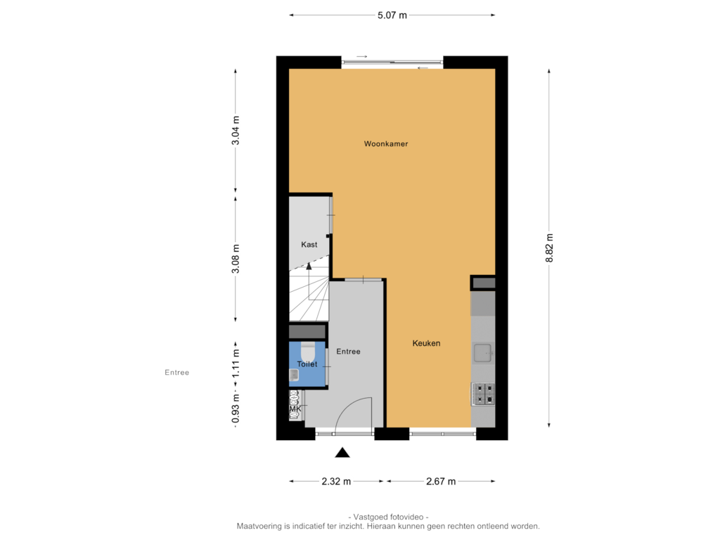 Bekijk plattegrond van Begane Grond van Enkalaan 83