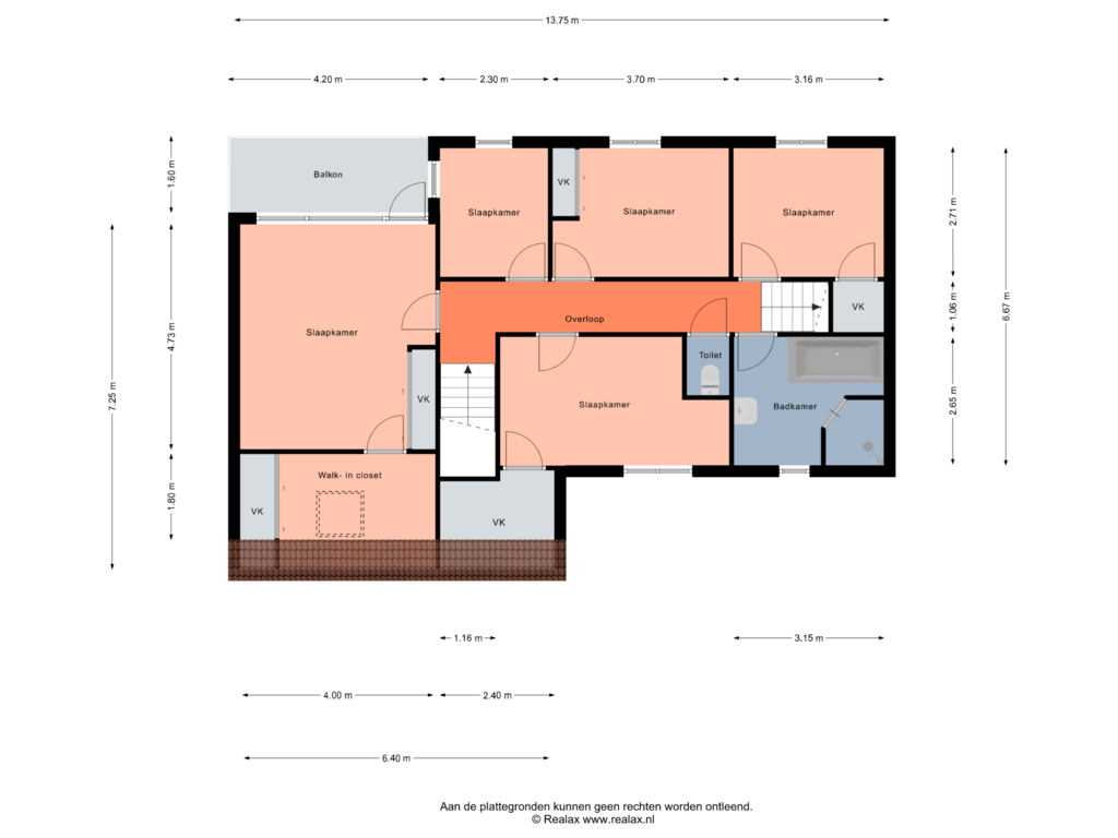 Bekijk plattegrond van Verdieping 1 van Parallelweg 15