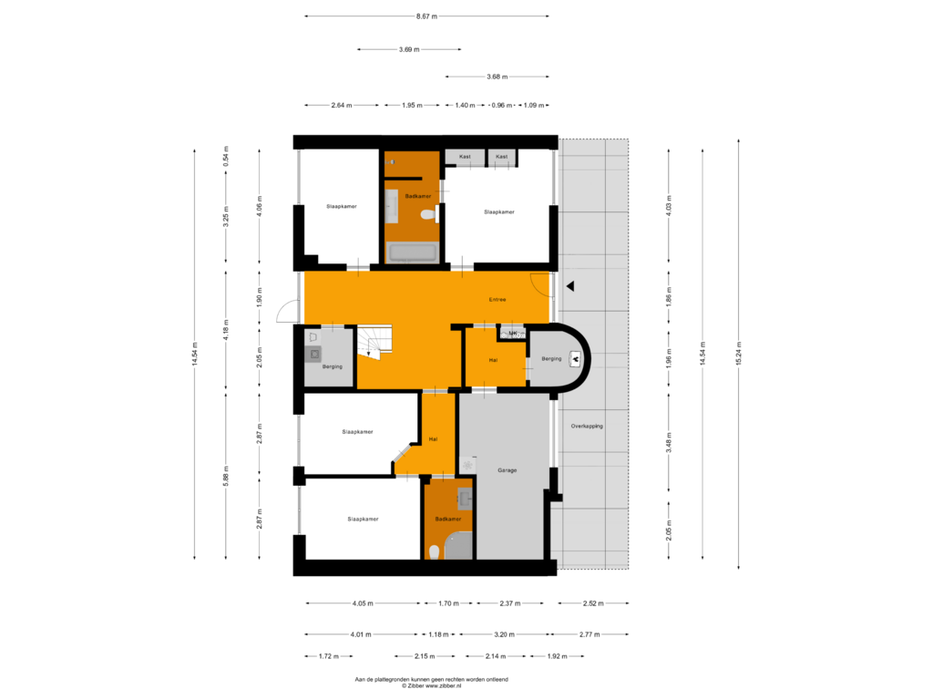 Bekijk plattegrond van Begane Grond van Botterlaan 35