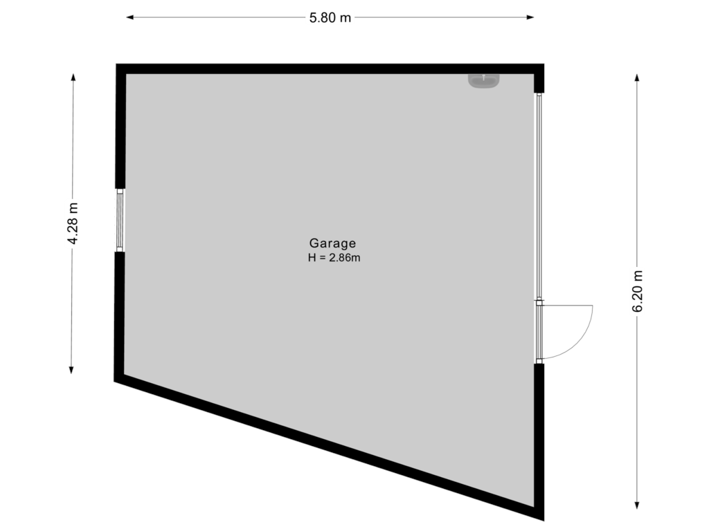 Bekijk plattegrond van Garage van Asterstraat 49