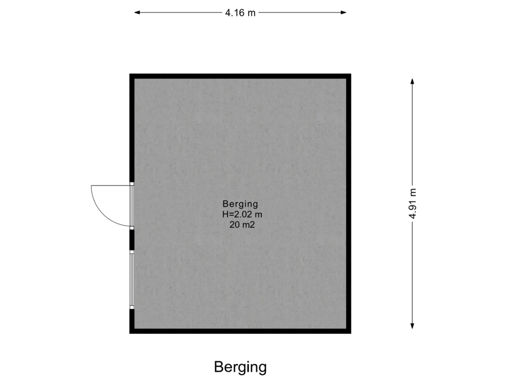 Bekijk plattegrond van Berging van Bosbadlaantje 2