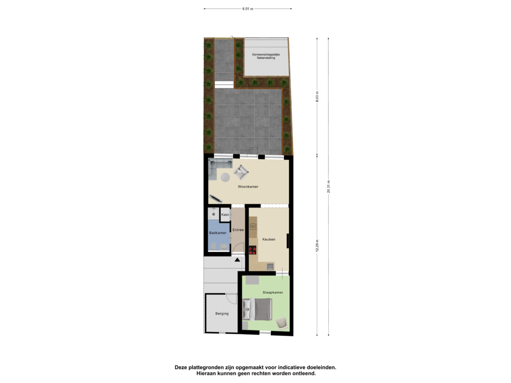 Bekijk plattegrond van Appartement_Tuin van Heerderweg 136-A