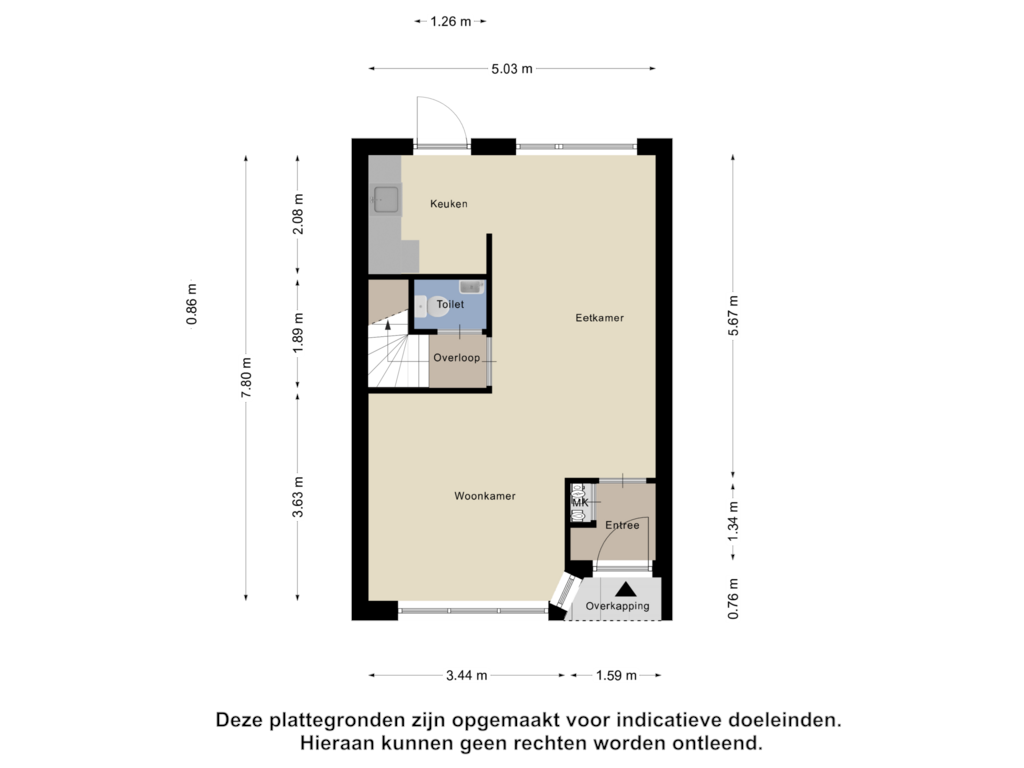 Bekijk plattegrond van Begane Grond van Herik 13