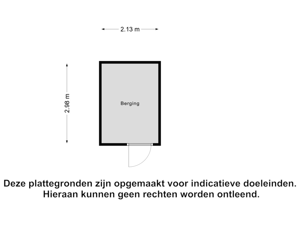 Bekijk plattegrond van Berging van Herik 13