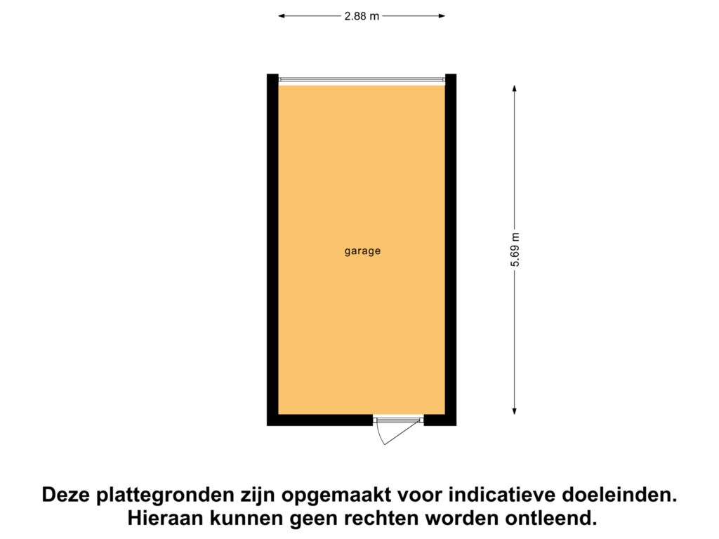 Bekijk plattegrond van Garage van Krodde 16