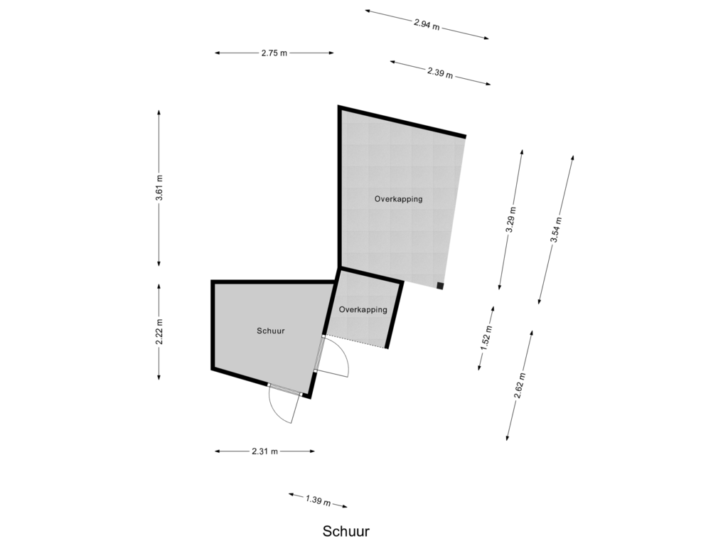 Bekijk plattegrond van Schuur van Hofstad 3