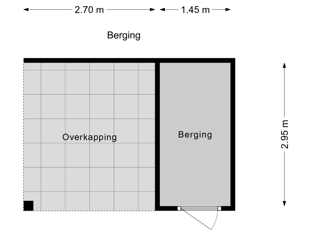 Bekijk plattegrond van Berging van Charlotte Salomonlaan 11