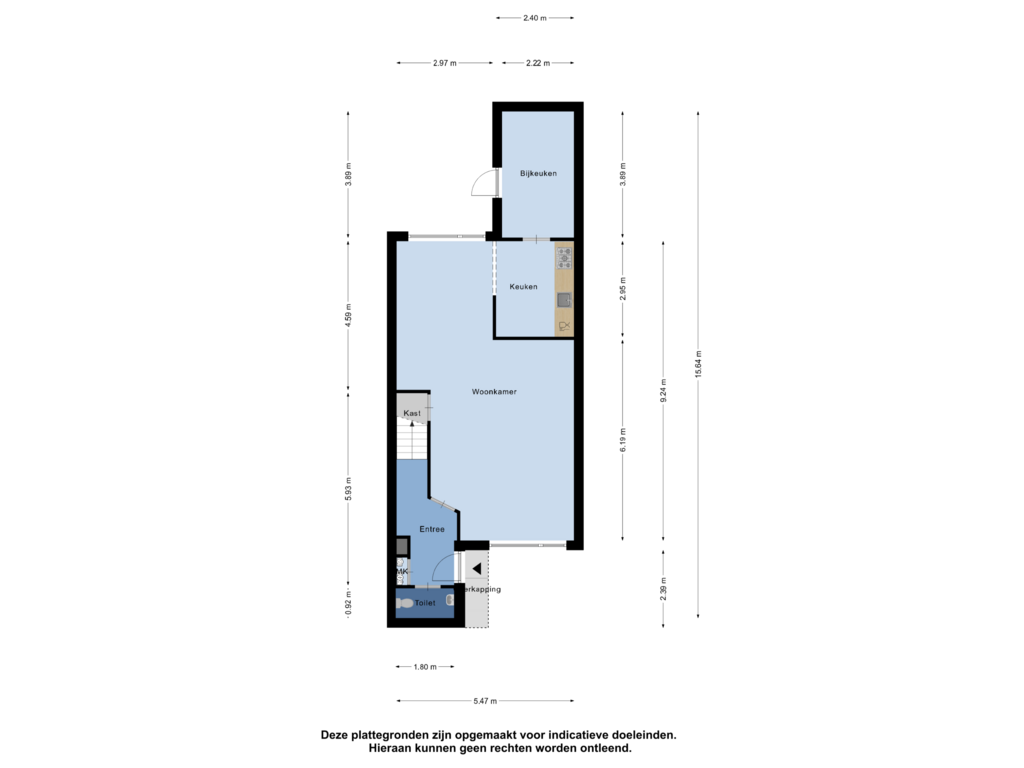 Bekijk plattegrond van Begane Grond van Barten 80