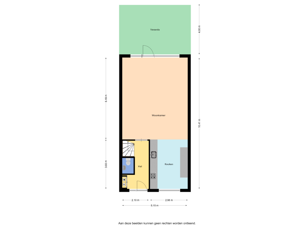 Bekijk plattegrond van Begane grond van Tine Tammesplantsoen 5