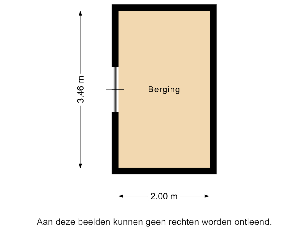 Bekijk plattegrond van Berging van Tine Tammesplantsoen 5